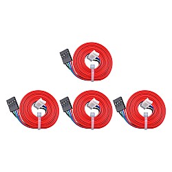 4 шаговых двигателя, 4 провода, кабель 1 м с разъемом