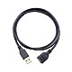 Адаптер USB 2.0 - последовательный порт RS232 с кабелем-переходником длиной 1 м
