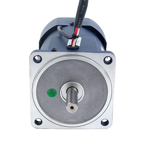 Однофазный двигатель переменного тока с регулируемой скоростью, 120 Вт, 220 В переменного тока, 50 Гц, 90–1350 об/мин, 0,90 Н·м (127,45 унций·дюйм), фланец 90 мм