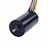 Бесщеточный безсердечниковый круглый двигатель 24V 4820RPM 45mNm 22.71W 1.61A Ф30x56mm