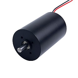 Бесщеточный безсердечниковый круглый двигатель 24V 8000RPM 210mNm 175.92W 9.68A Ф43x69mm