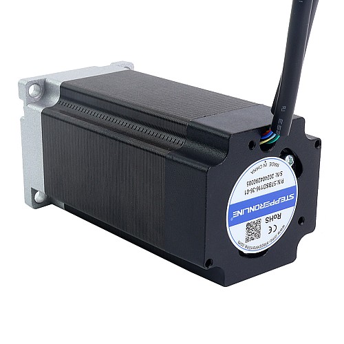 Бесщеточный двигатель постоянного тока 36 В, 3000 об/мин, 0,6 Нм, 188 Вт, 7,20 А, 57 x 57 x 116 мм