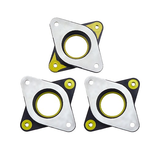 3 шт. NEMA 17 шаговые стальные и резиновые виброгасители с 4 винтами M3