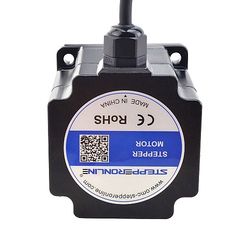 Шаговый двигатель серии P IP67 с защитой от попадания воды, класс NEMA 34, 6,0 А, 4,5 Нм (637,38 унций/дюйм)