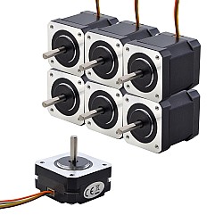 Модернизированный комплект шаговых двигателей Nema 17 для 3D-принтеров VORON 2.4 и Afterburner 17HS19-2004S1-H и 17HS08-1004S-H