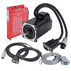 ЧПУ комплект с шаговым двигателем с обратной связью YS Series, 1 ось, V2.0, 2,00 Нм (283,22 унц-дюйм), двигатель Nema 23 и драйвер