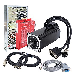 Комплект шагового двигателя с обратной связью YS Series, 1 ось, 3,00 Нм (424,83 унц-дюйм), Nema 23, V2.0, с блоком питания
