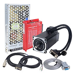 ЧПУ комплект с шаговым двигателем с обратной связью YS Series, 1 ось, V2.0, 3,00 Нм (424,83 унц-дюйм), двигатель Nema 23 и блоком питания