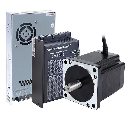 Комплект 1-осевого шагового ЧПУ с шаговым двигателем Nema 34, 8,0 Нм (1132,89 унций-дюймов) и блоком питания 60 В