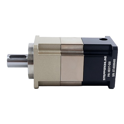 HEG Серия косозубый редуктор, передаточное число 50:1, люфт 5arc-min для шагового двигателя Nema 17 - HEG17-G50 | StepperOnline