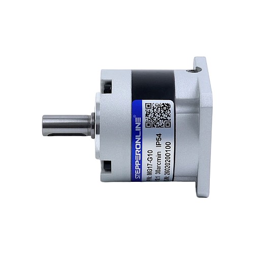 Планетарный редуктор серии MG с передаточным отношением 10:1 и люфтом 30 угловых минут для шагового двигателя Nema 17