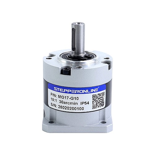Планетарный редуктор серии MG с передаточным отношением 10:1 и люфтом 30 угловых минут для шагового двигателя Nema 17