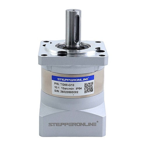 Планетарный редуктор серии TG 60 мм 10:1 с люфтом 10 угловых минут для серводвигателей