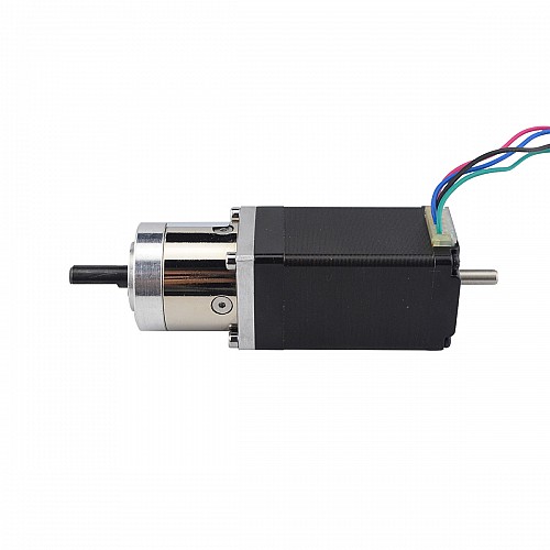 Шаговый двигатель Nema 11 длиной 51 мм с задним валом, отверстием под винт и коробкой передач с передаточным числом 5:1