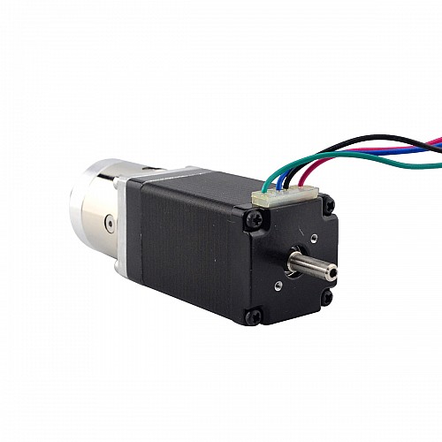 Шаговый двигатель Nema 11 длиной 51 мм с задним валом, отверстием под винт и коробкой передач с передаточным числом 5:1