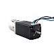 Шаговый двигатель Nema 11 длиной 51 мм с задним валом, отверстием под винт и коробкой передач с передаточным числом 5:1