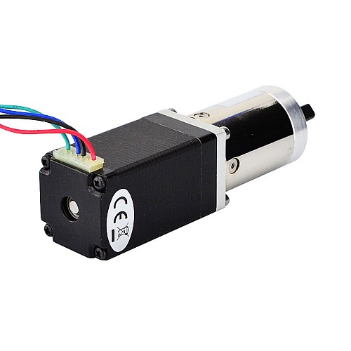 Шаговый двигатель Nema 11, биполярный, длина 51 мм, с планетарным редуктором с передаточным числом 51:1