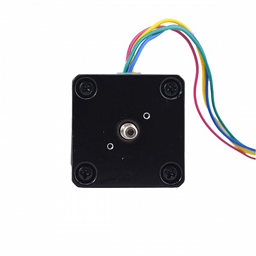 Шаговый двигатель Nema 14 длиной 34 мм с задним валом и отверстием под винт, передаточным числом 51:1