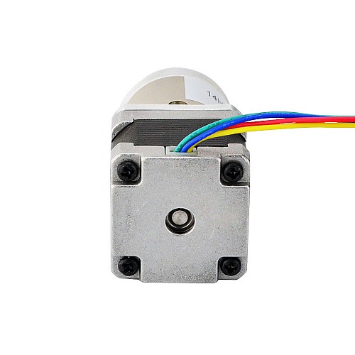 Шаговый двигатель Nema 14, биполярный, длина 34 мм, с планетарным редуктором с передаточным числом 14:1