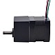 Шаговый двигатель Nema 17 с прямозубым редуктором, передаточное отношение 10:1