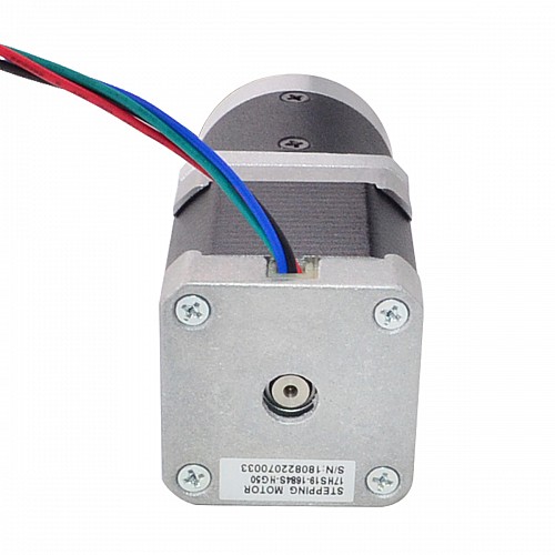 Шаговый двигатель Nema 17, длина = 48 мм, передаточное отношение 50:1, высокоточный планетарный редуктор