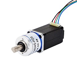 Шаговый двигатель Nema 8 биполярный, длина 38 мм, с планетарным редуктором с передаточным числом 5:1