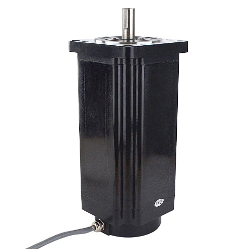 Трехфазный шаговый двигатель Nema 52, биполярный, 50 Нм (7082 унций-дюйма), 5,0 А, 130 x 130 x 260 мм