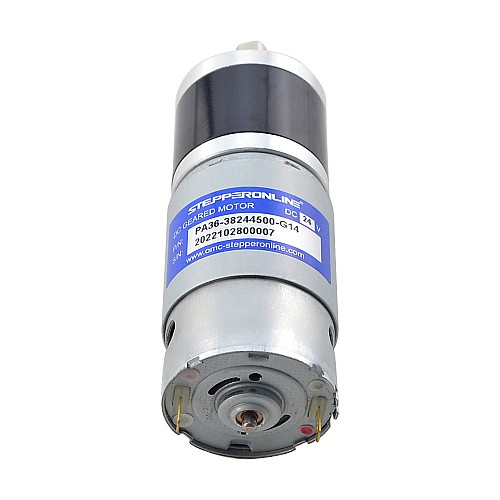 Коллекторный мотор-редуктор 24 В постоянного тока 2,4 кг/см/240 об/мин с планетарным редуктором 13,76:1