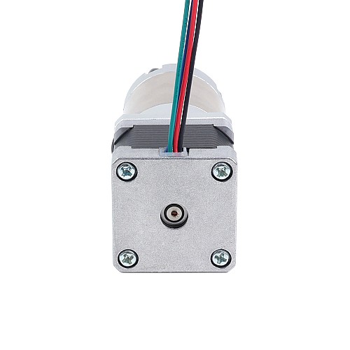 Шаговый двигатель Nema 14, биполярный, длина 34 мм, с планетарным редуктором серии EG с передаточным числом 100:1