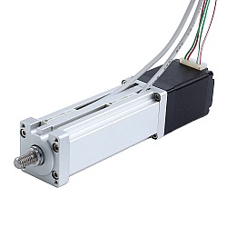 Nema 11 шарико-винтовой передачей Электрический цилиндр 1.0A Ход 80mm 0.1Nm(14.16oz.in) Шаг 2mm(0.07874") с Конечный выключатель