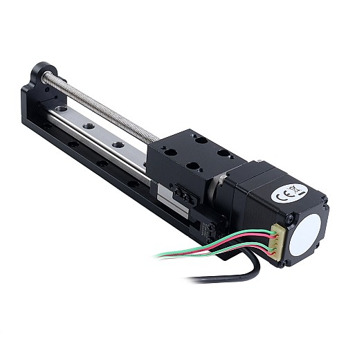 Линейный актуатор с ходовым винтом и шаговым двигателем Nema 11 1,0A Ход 100 мм 0,05 Н·м (7,08 унция-дюйм) Шаг винта 1 мм (0,03937 дюйма) с датчиком - LMD11S13BSM10-100 | StepperOnline