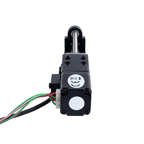 Актуатор с шариковой винтовой передачей и мотором Nema 8 0.5A Ход 90mm 0.02Nm(2.83oz.in)Шаг винта 1mm(0.03937) - LMD8S15BSS05-090 | StepperOnline
