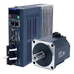 Комплект серводвигателя переменного тока серии A6 750 Вт EtherCAT, 3000 об/мин, 2,39 Нм, 17-битный абсолютный энкодер, IP67
