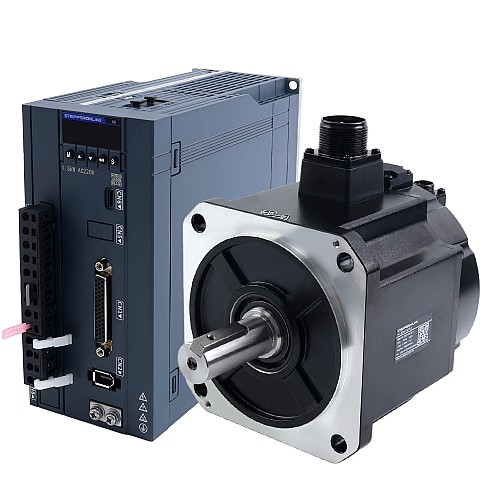 Набор серводвигателей переменного тока A6H серии 1300W RS485 1500rpm 8.34Nm с тормозом 17-битный абсолютный энкодер IP67 - A6H-RS1300H2B1-M17 | StepperOnline