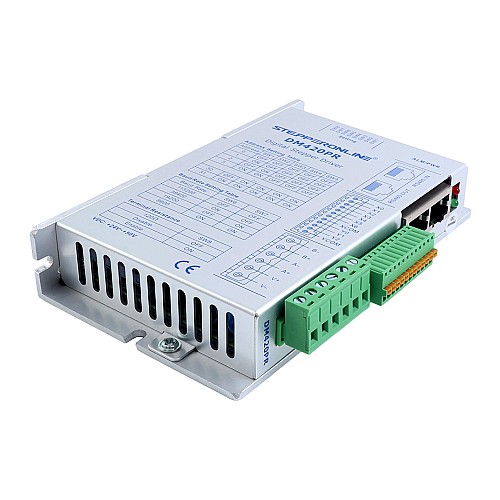Драйвер шагового двигателя Modbus RS485 серии Y 0-2,0 А 24-50 В постоянного тока для шаговых двигателей Nema 11, 14, 17 - DM420PR | StepperOnline Драйвер шагового двигателя Modbus RS485 серии Y 0-2,0 А 24-50 В постоянного тока для шаговых двигателей Nema 11, 14, 17 - DM420PR | StepperOnline