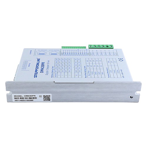 Драйвер шагового двигателя Modbus RS485 серии Y 0-2,0 А 24-50 В постоянного тока для шаговых двигателей Nema 11, 14, 17 - DM420PR | StepperOnline Драйвер шагового двигателя Modbus RS485 серии Y 0-2,0 А 24-50 В постоянного тока для шаговых двигателей Nema 11, 14, 17 - DM420PR | StepperOnline