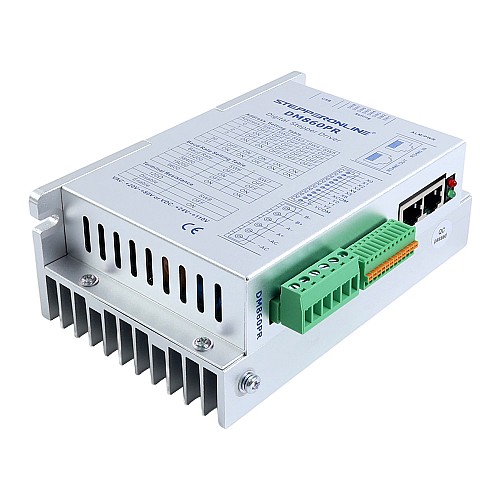 Шаговый драйвер Modbus RS485 серии Y 0-6,0 А, 24-110 В постоянного тока для шагового двигателя Nema 34 - DM860PR | StepperOnline Шаговый драйвер Modbus RS485 серии Y 0-6,0 А, 24-110 В постоянного тока для шагового двигателя Nema 34 - DM860PR | StepperOnline