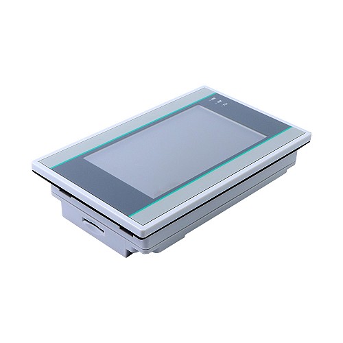 Сенсорный экран HMI LED с разрешением 4,3 дюйма, разрешением 480 x 272 пикселей, последовательным портом RS-485 и USB, флэш-памятью 128 МБ и светодиодным дисплеем
