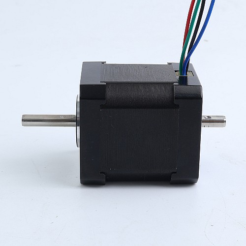 Б/у - Двухвальный Nema 17 Биполярный 0.9° 44 Нсм(62.3 oz.in) 1.68A 42x42x48mm 4 провода с кабелем 0.085 м - 17HM19-1684D-USED | StepperOnline
