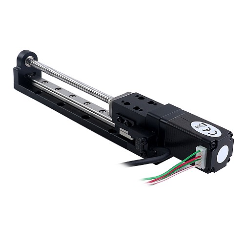 Актуатор с шариковой винтовой передачей и мотором Nema 8 0.5A Ход 90mm 0.02Nm(2.83oz.in)Шаг винта 2mm(0.07874) - LMD8S15BAA05-090 | StepperOnline