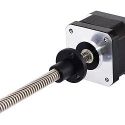 внешний стек Nema 17 34 мм, вывод 0,4 А, 2 мм (0,07874 дюйма), длина 100 мм