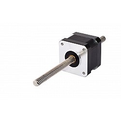 Nema 17, не закрепленный, 34 мм, вывод 0,4 А, длина 8 мм (0,31496 дюйма) 150 мм