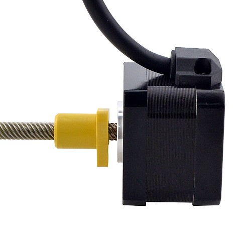 Внешний линейный шаговый двигатель NEMA 17 Acme, 1,5 А, 34 мм, винтовой вывод, длина вывода 12,7 мм (0,5 дюйма), длина вывода 150 мм