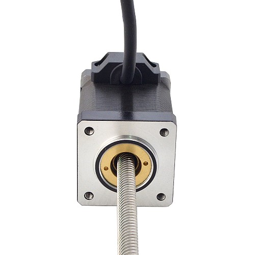 Распродажа в Китае: линейный шаговый двигатель NEMA 14 без фиксатора, 1,5 А, 47 мм, винтовой вывод, длина вывода 12,7 мм (0,5 дюйма), 200 мм