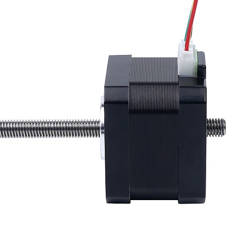 Nema 17, не закрепленный, 34 мм, вывод 0,84 А, 2 мм (0,07874 дюйма), длина 200 мм