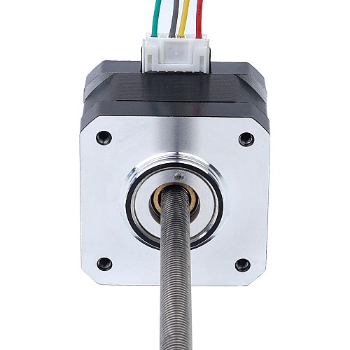 Nema 17, не закрепленный, 34 мм, вывод 0,84 А, 2 мм (0,07874 дюйма), длина 200 мм