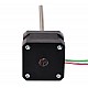 Внешний вывод Nema 17 34 мм, вывод 1,5 А, длина 4,877 мм (0,192 дюйма), 150 мм