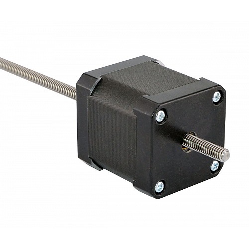 NEMA 17, неблокируемый, 48 мм, вывод 1,3 А, 0,794 мм (0,031 дюйма), длина 250 мм