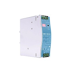 EDR-150-24 MEANWELL 150 Вт 24 В постоянного тока 5,2 А 115 В переменного тока/6,5 А 230 В переменного тока, один выход, промышленная DIN-рейка