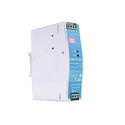 EDR-75-48 MEANWELL 76,8 Вт 48 В постоянного тока 1,6 А 115/230 В переменного тока, один выход, промышленная DIN-рейка